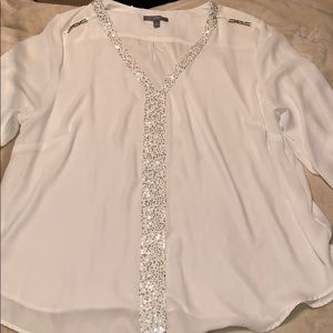NWT brand new 3X white woman’s Blouse